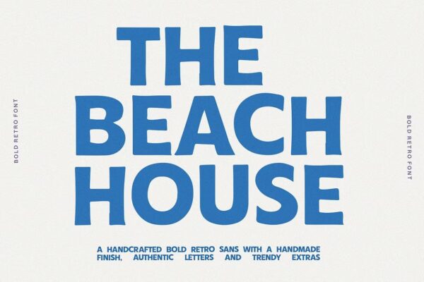 Beach House - Bold Sans Serif Font