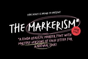MARKERISM - Marker Font