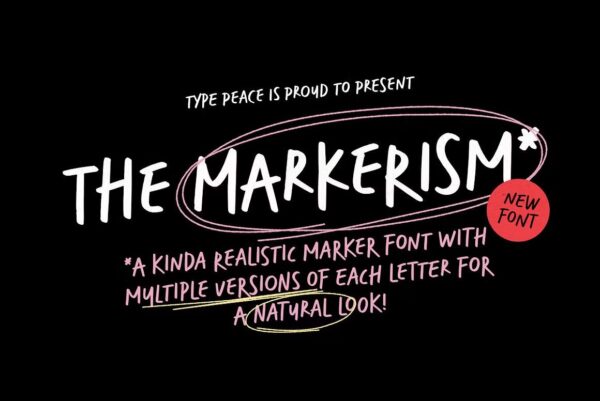 MARKERISM - Marker Font