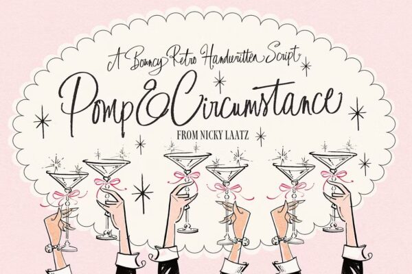 Pomp & Circumstance - Script Font