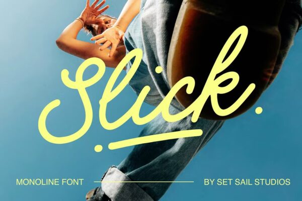 Slick - Script Font