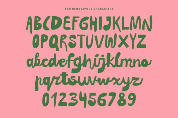 Bad Rendezvous - Script Font - Image 4