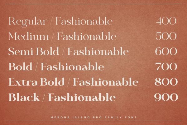 Merona Island PRO - Sans Serif Font - Image 4