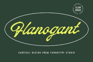 Flanogant - Script Font