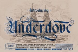 Underdove - Blackletter Font