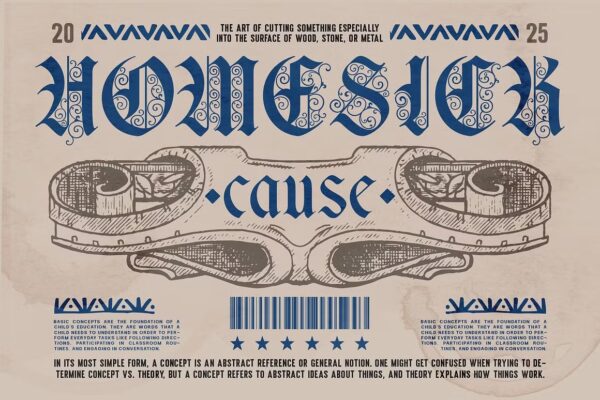 Underdove - Blackletter Font - Image 2