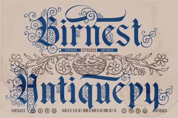 Underdove - Blackletter Font - Image 5