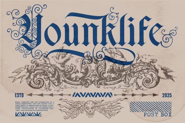 Underdove - Blackletter Font - Image 9