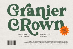 Granier Crown - Handwritten Font