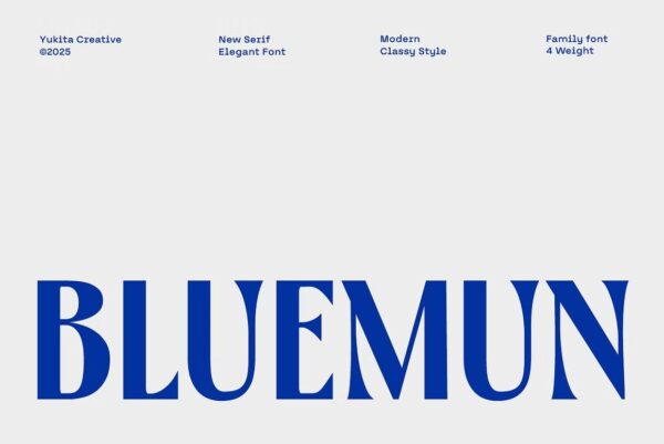 Bluemun - Sans Serif Font
