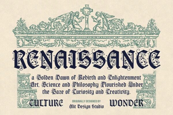 Soul Clock Typeface - Blackletter Font - Image 6