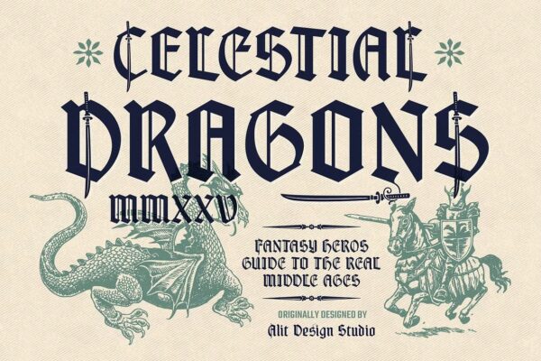 Soul Clock Typeface - Blackletter Font - Image 7