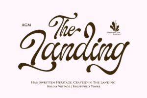 The Landing - Script Font