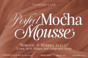 Perfect Mocha Mousse - Sans Serif Font