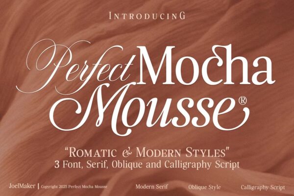 Perfect Mocha Mousse - Sans Serif Font