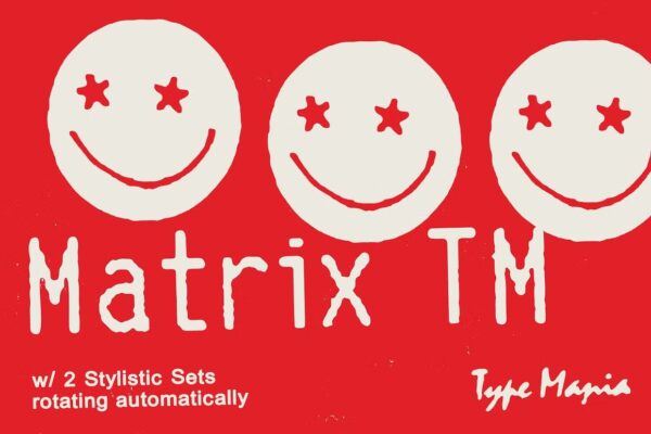 Matrix TM - Sans Serif Font