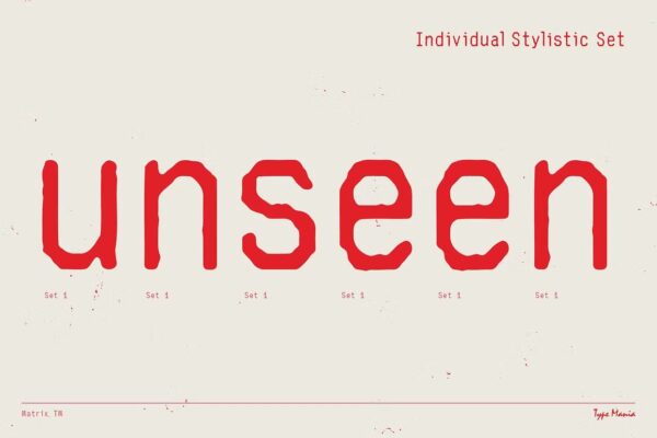 Matrix TM - Sans Serif Font - Image 7