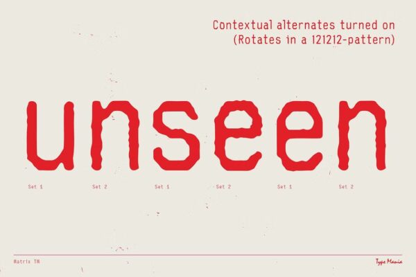 Matrix TM - Sans Serif Font - Image 8