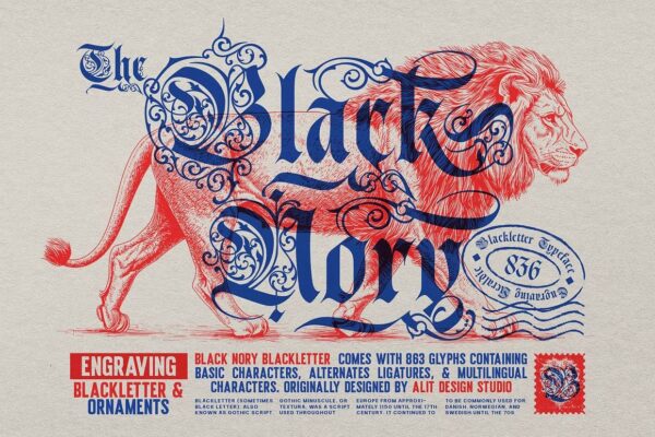 Black Nory - Blackletter Font