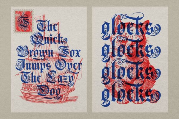 Black Nory - Blackletter Font - Image 2