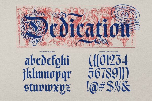 Black Nory - Blackletter Font - Image 3