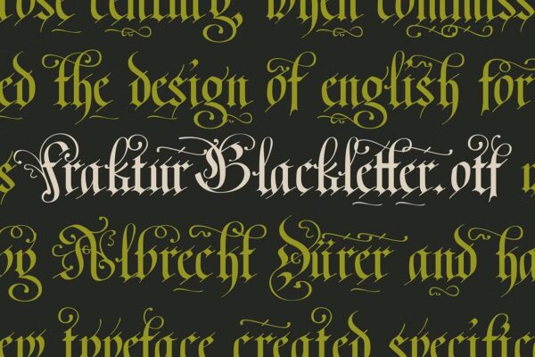 Fraktur - Blackletter Font - Image 2