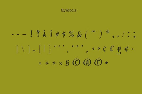 Fraktur - Blackletter Font - Image 8