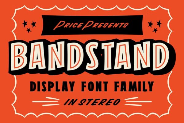 Bandstand - Sans Serif Font