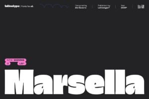 Marsella - Sans Serif Font