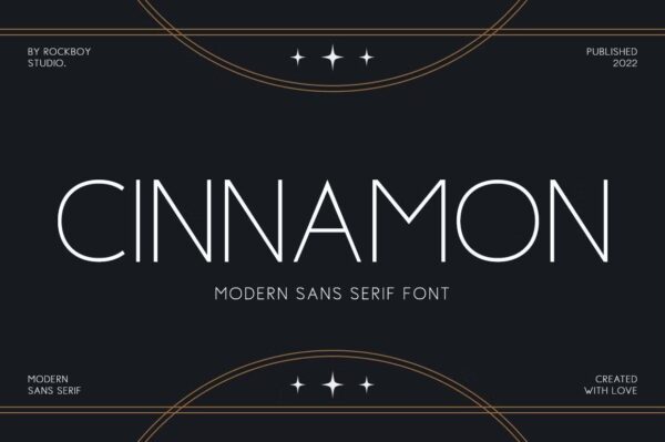 Cinnamon - Sans Serif Font