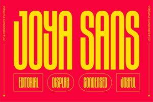 Joya Sans - Sans Serif Font