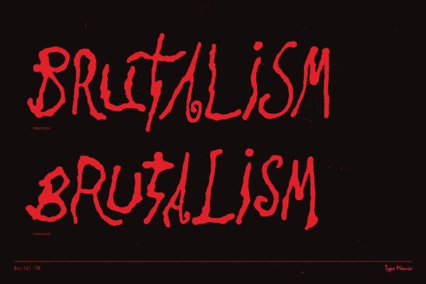 Burial TM - Handwritten Font - Image 3