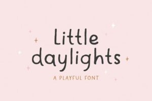 Little Daylights - Handwritten Font