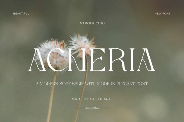 Acheria - Sans Serif Font