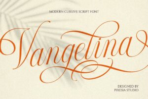 Vangelina - Script Font