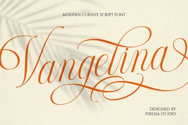 Vangelina - Script Font