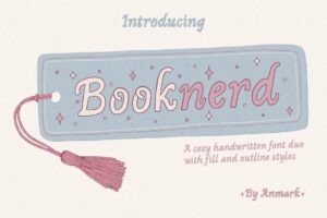 Booknerd - Handwritten Font
