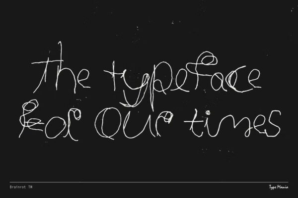 Brainrot TM - Handwritten Font - Image 2