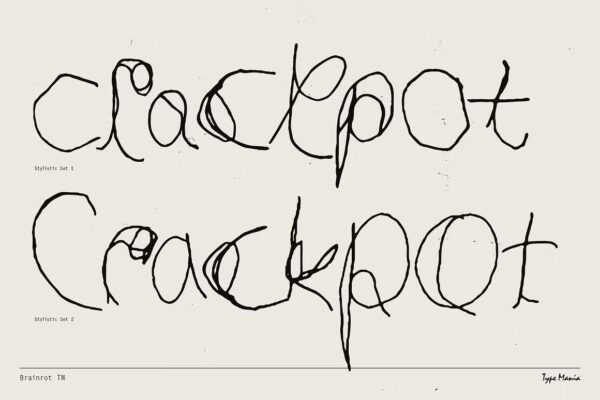 Brainrot TM - Handwritten Font - Image 6