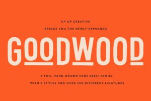 Goodwood - Sans Serif Font