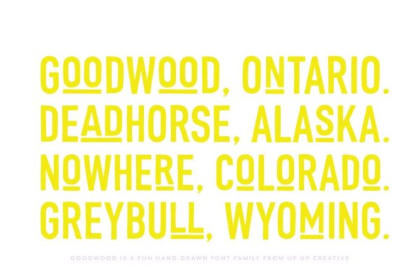 Goodwood - Sans Serif Font - Image 7
