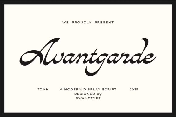 Avandgarde - Script Font