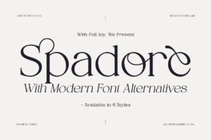 Spadore - Sans Serif Font