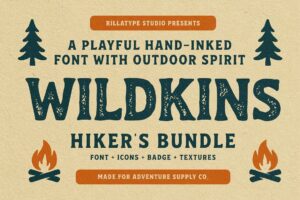 Wildkins Hiker's - Sans Serif Font