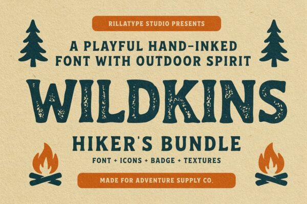 Wildkins Hiker's - Sans Serif Font