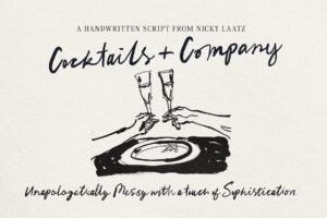 Cocktails and Company - Script Font
