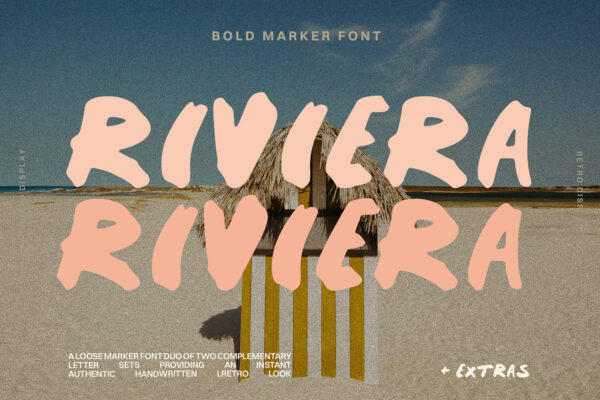 Bold Handwritten Marker Font