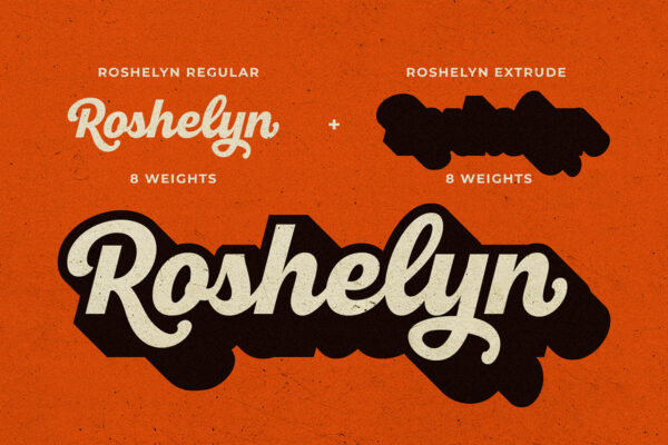 New Roshelyn Script - Font Family